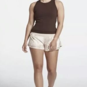 NWT Womens Calian Brownish Cream Shorts